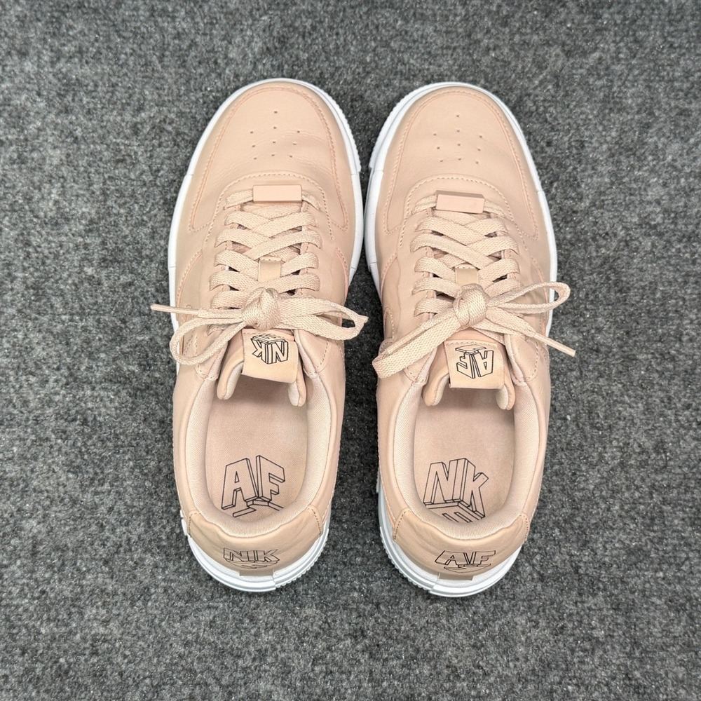 Nike Air Force 1 Low Pixel Sneaker Womens 8.5 Pixel Particle Beige Platform Shoe - Picture 8 of 12